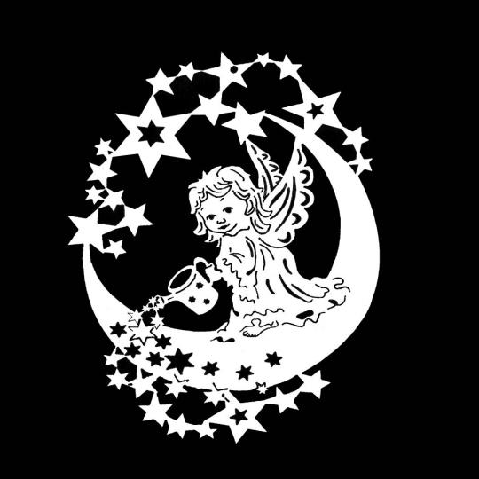 FBW 602 Sternenmond Engel mit Gieskanne