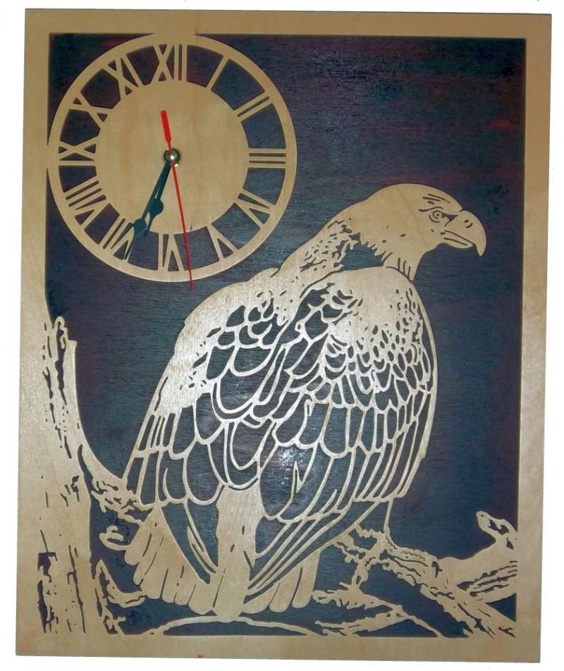 U 005 Designwanduhr Adler