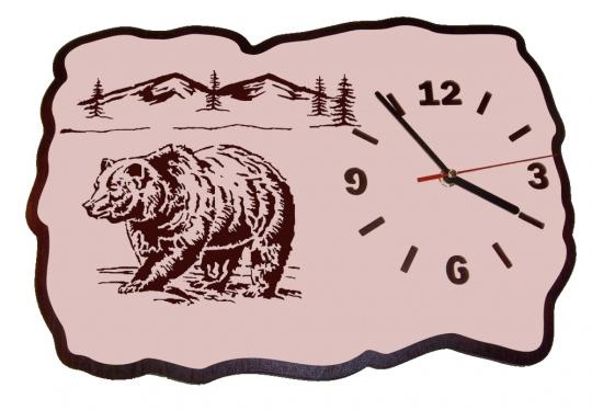 U 008 Designwanduhr Bär