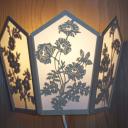 LW 020 Wandleuchte Floral