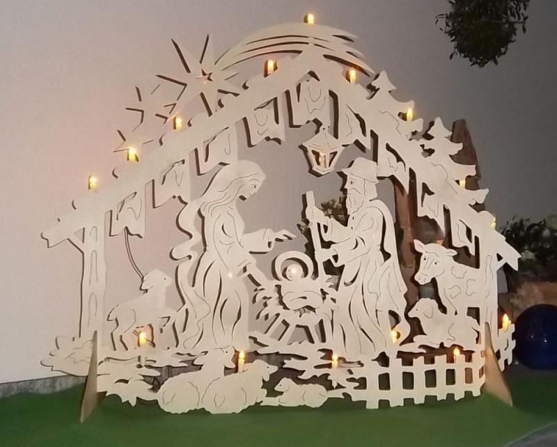 deko 002 Weihnachtskrippe